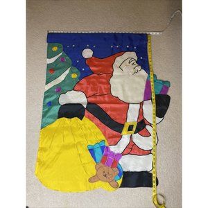 Double Sided House Flag Santa
